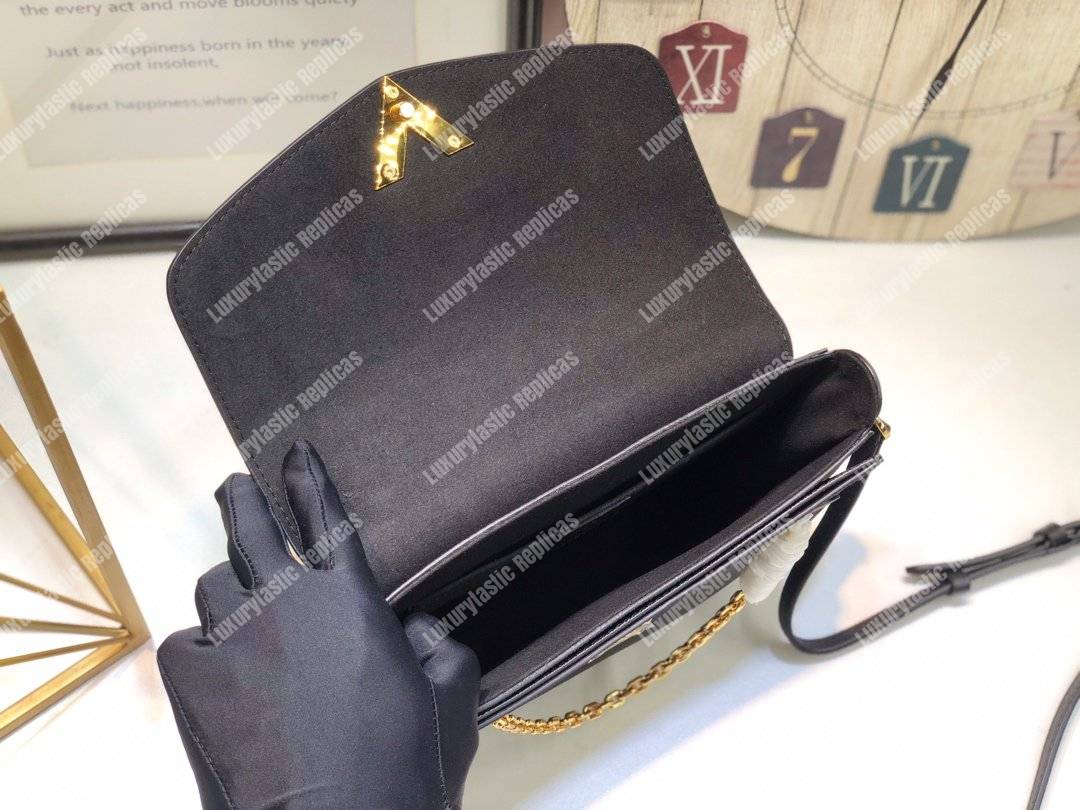 LV Very Messenger Handbag Monogram Noir