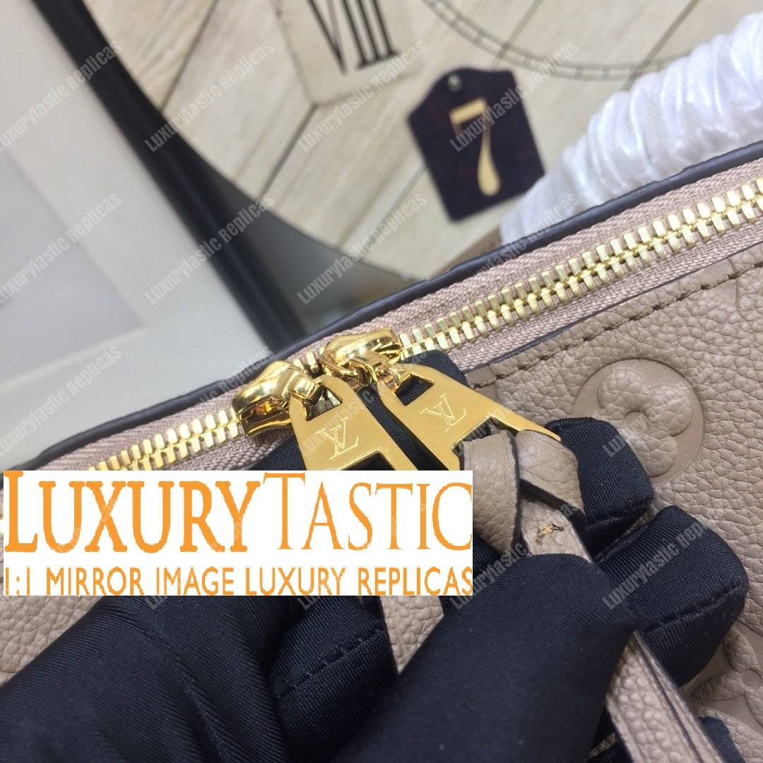 LV Ponthieu PM Monogram Empreinte Leather Ombre