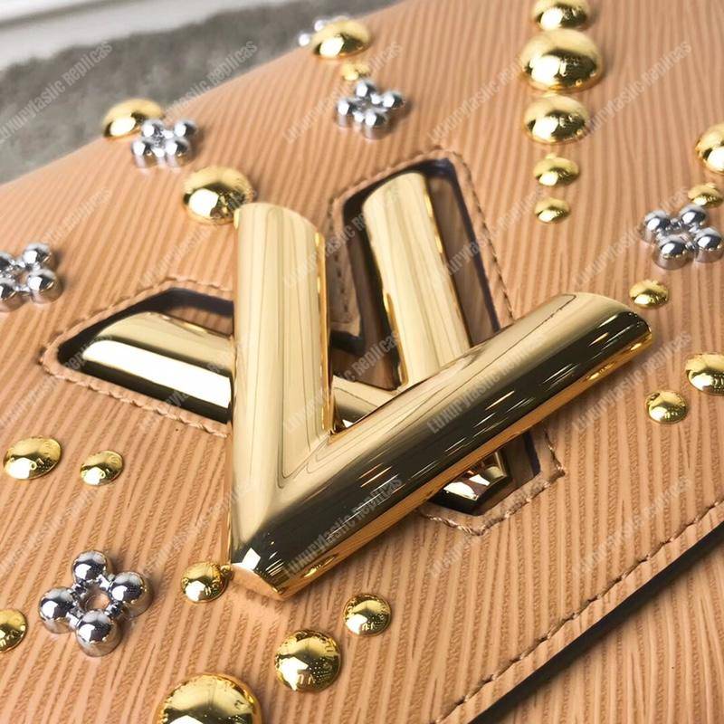 LV Twist MM Epi Leather Sunburst Canelle