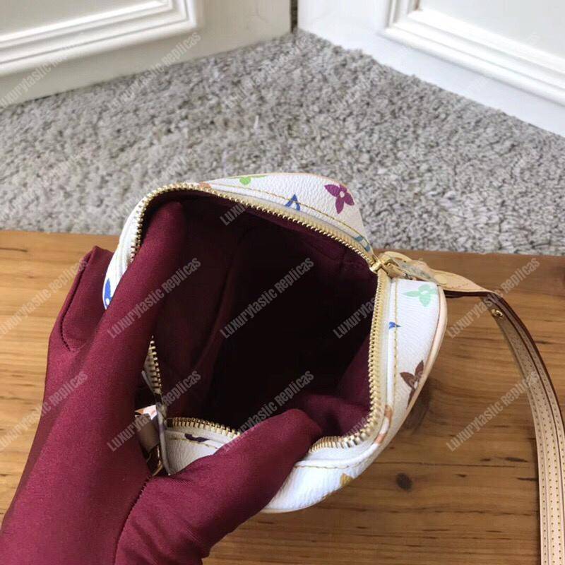 LV Rift Shoulder Bag Multicolor Rift Monogram White