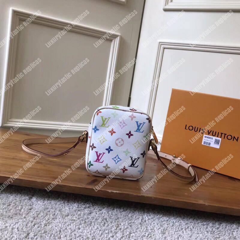 LV Rift Shoulder Bag Multicolor Rift Monogram White