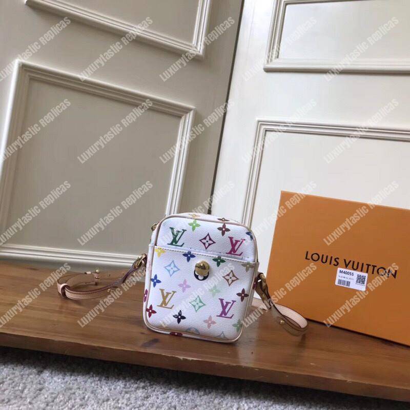 LV Rift Shoulder Bag Multicolor Rift Monogram White