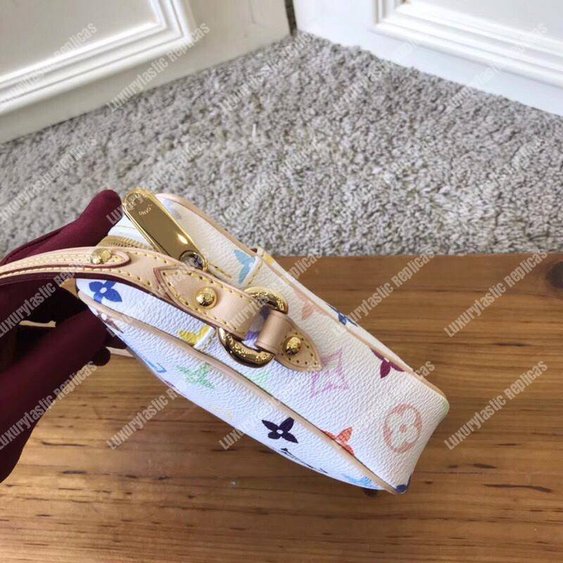 LV Rift Shoulder Bag Multicolor Rift Monogram White