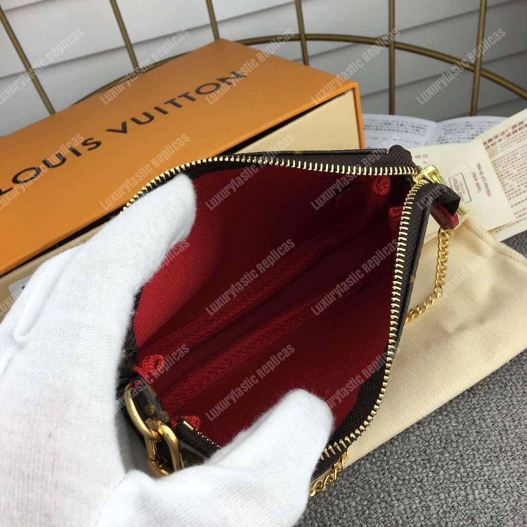 LV Mini Pochette Accessoires Lion and Cheetah