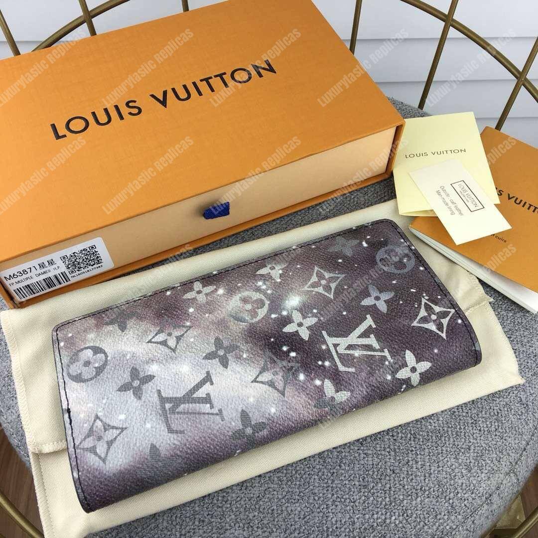 LV Spring-Summer 2019 Brazza Wallet Monogram Galaxy