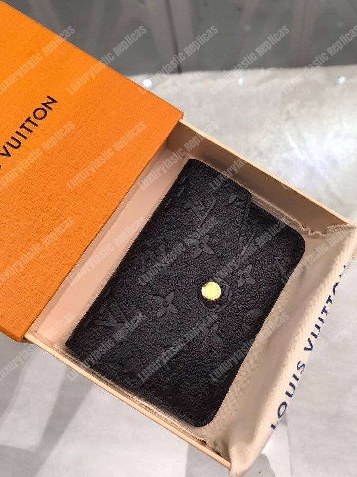 LV Key Pouch Monogram Empreinte Noir