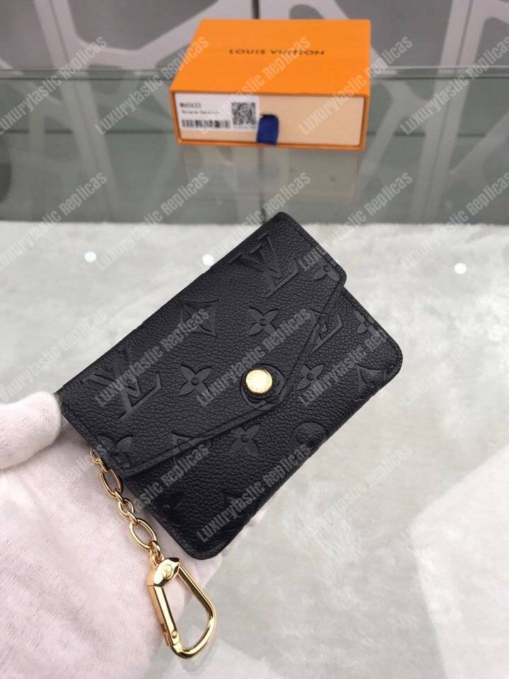 LV Key Pouch Monogram Empreinte Noir
