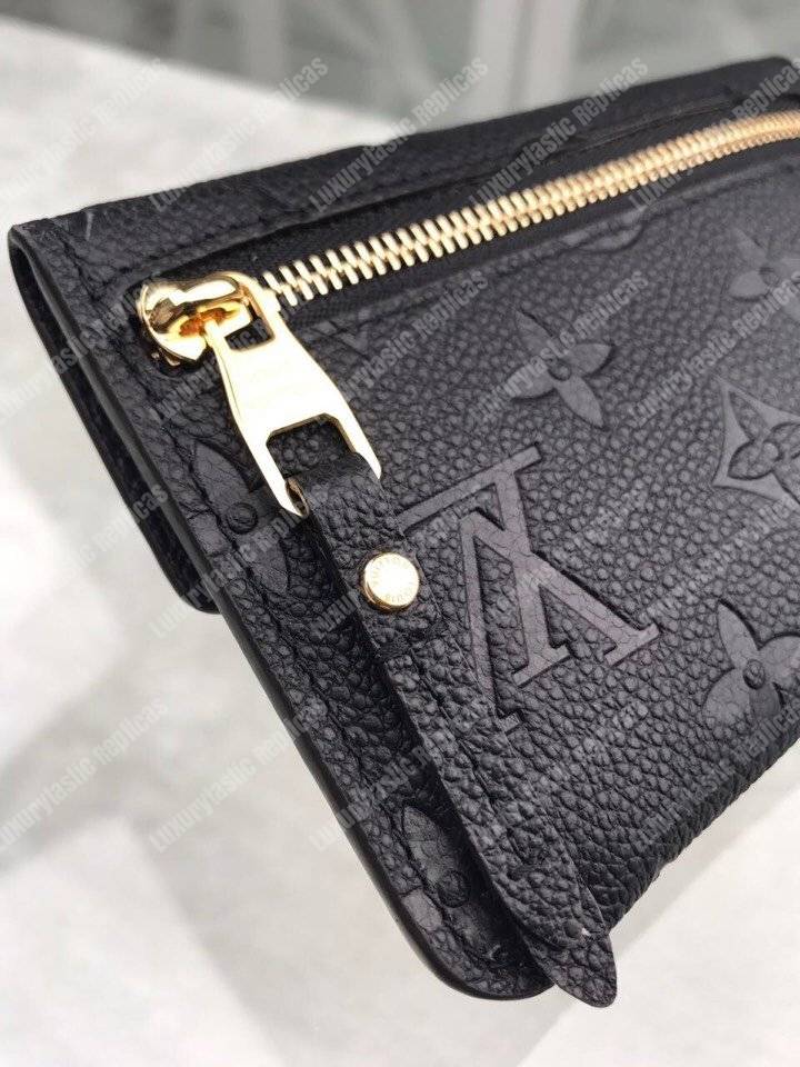 LV Key Pouch Monogram Empreinte Noir