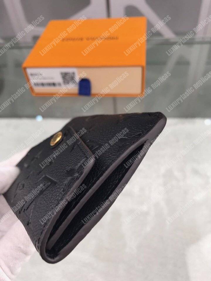 LV Key Pouch Monogram Empreinte Noir