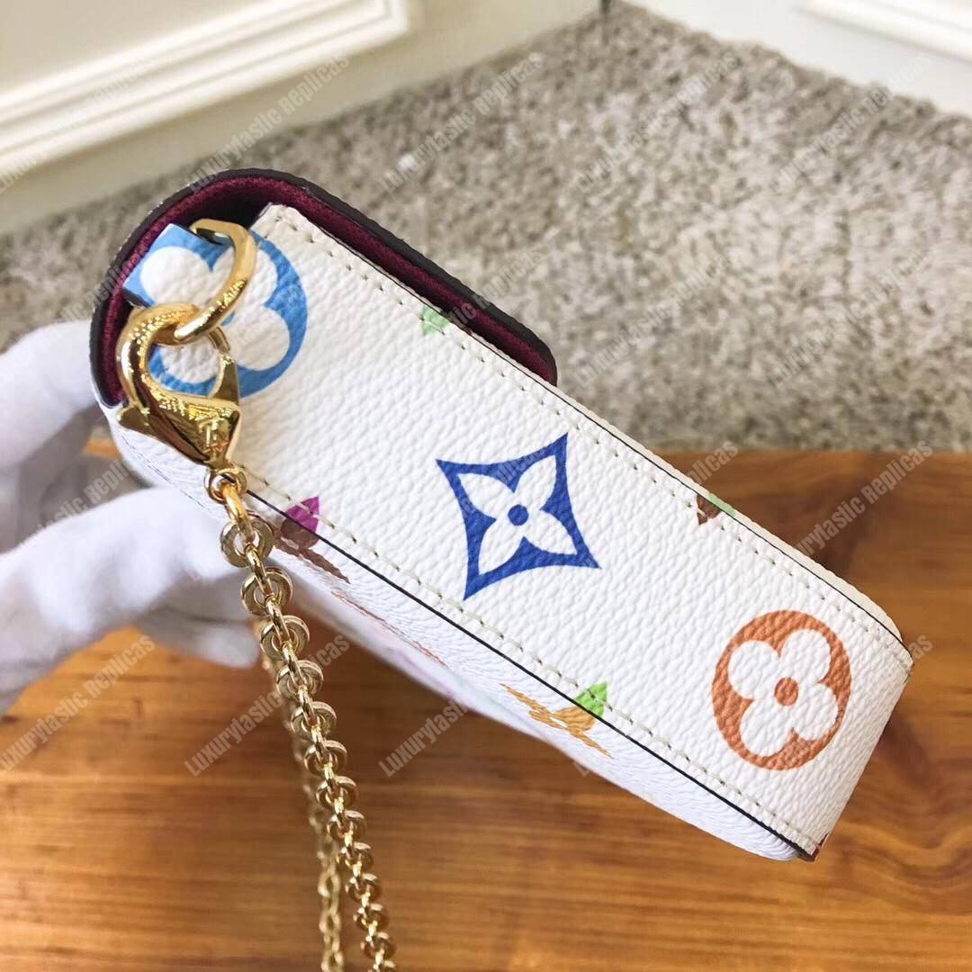 LV Pochette Felicie Multi Color Monogram