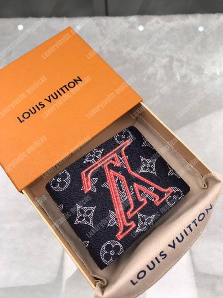 LV Multiple Wallet Monogram Upside Down Canvas
