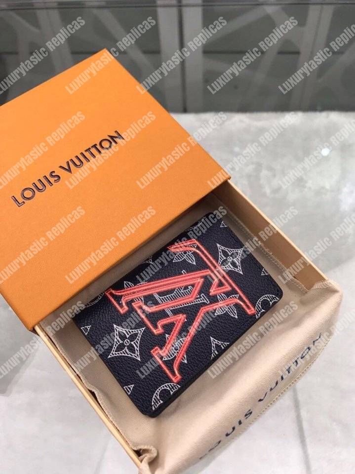 LV Pocket Organizer Monogram Upside Down Canvas