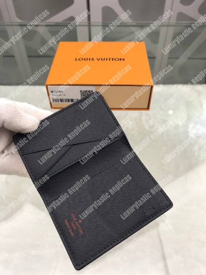 LV Pocket Organizer Monogram Upside Down Canvas