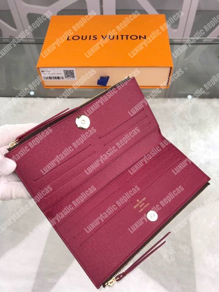 LV Adele Wallet Monogram Canvas Fuchsia