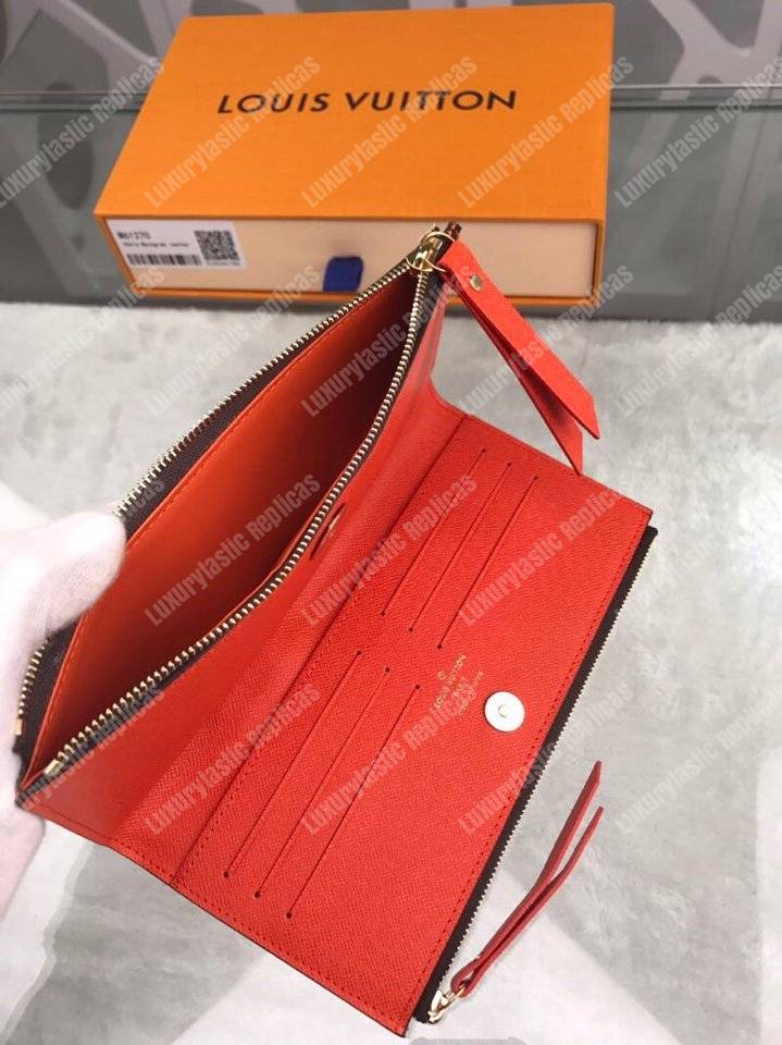 LV Adele Wallet Monogram Canvas Orange