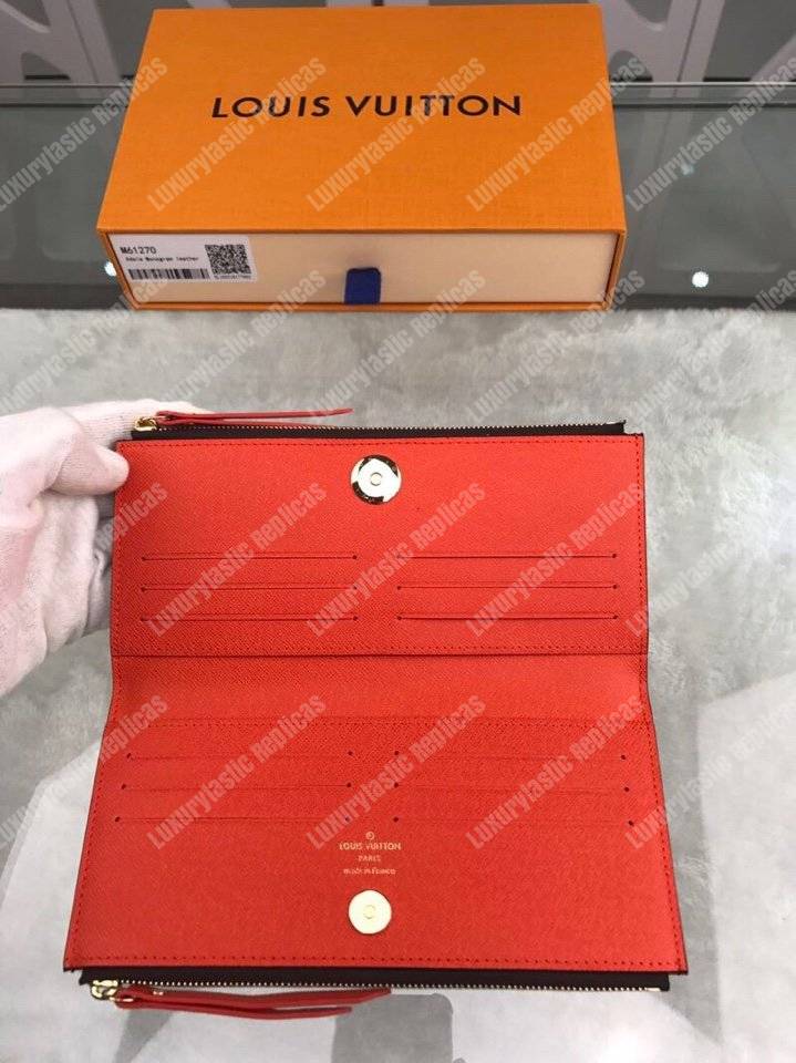 LV Adele Wallet Monogram Canvas Orange