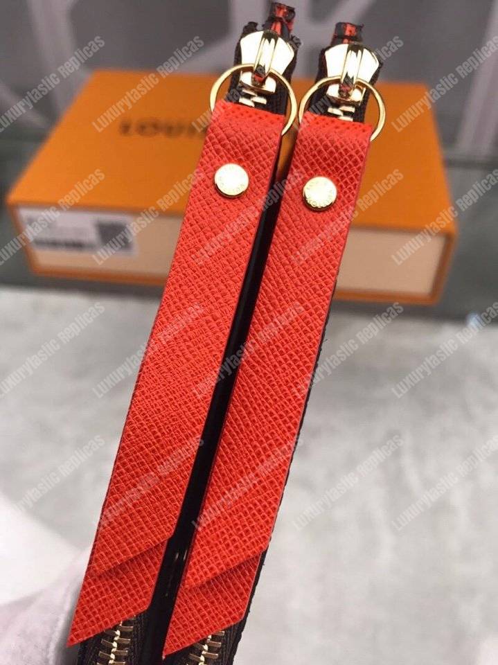 LV Adele Wallet Monogram Canvas Orange