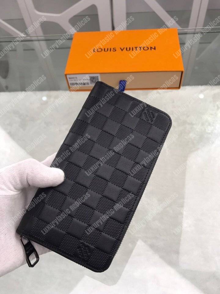 LV Zippy Wallet Damier Infini Leather Onyx