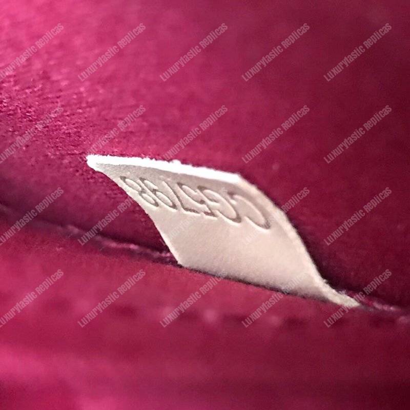 LV Alma BB Monogram Vernis Leather Magenta