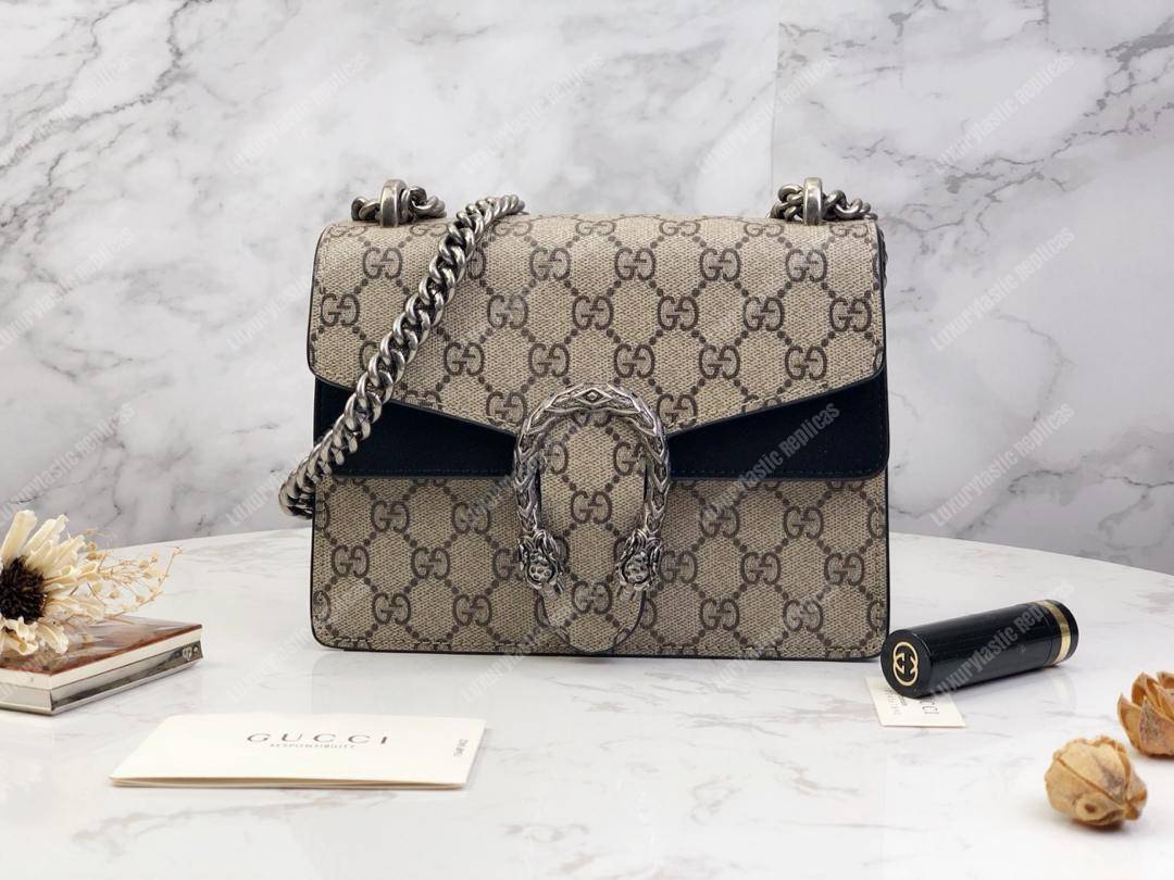 G*u*i dionysus gg sup*e mini bag beige black