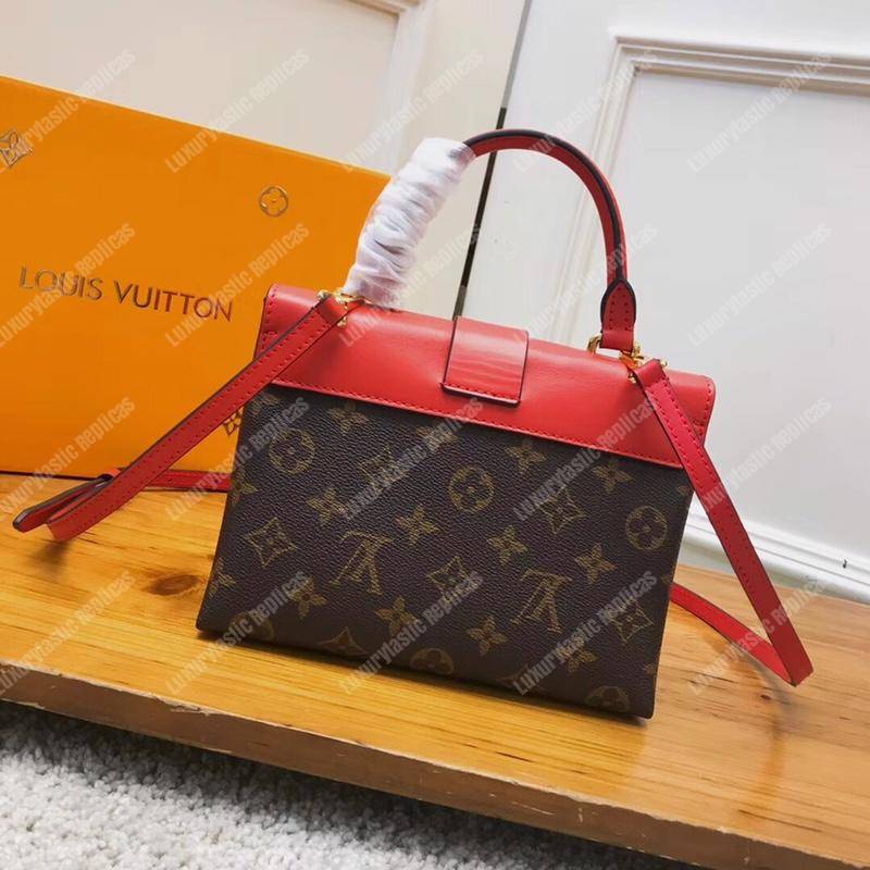 LV Locky BB Monogram Canvas Coquelicot