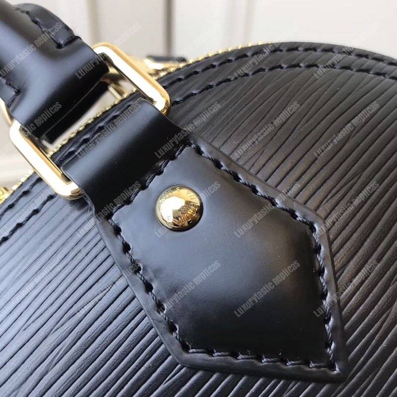 LV Alma BB Epi Leather Love Lock Edition Black