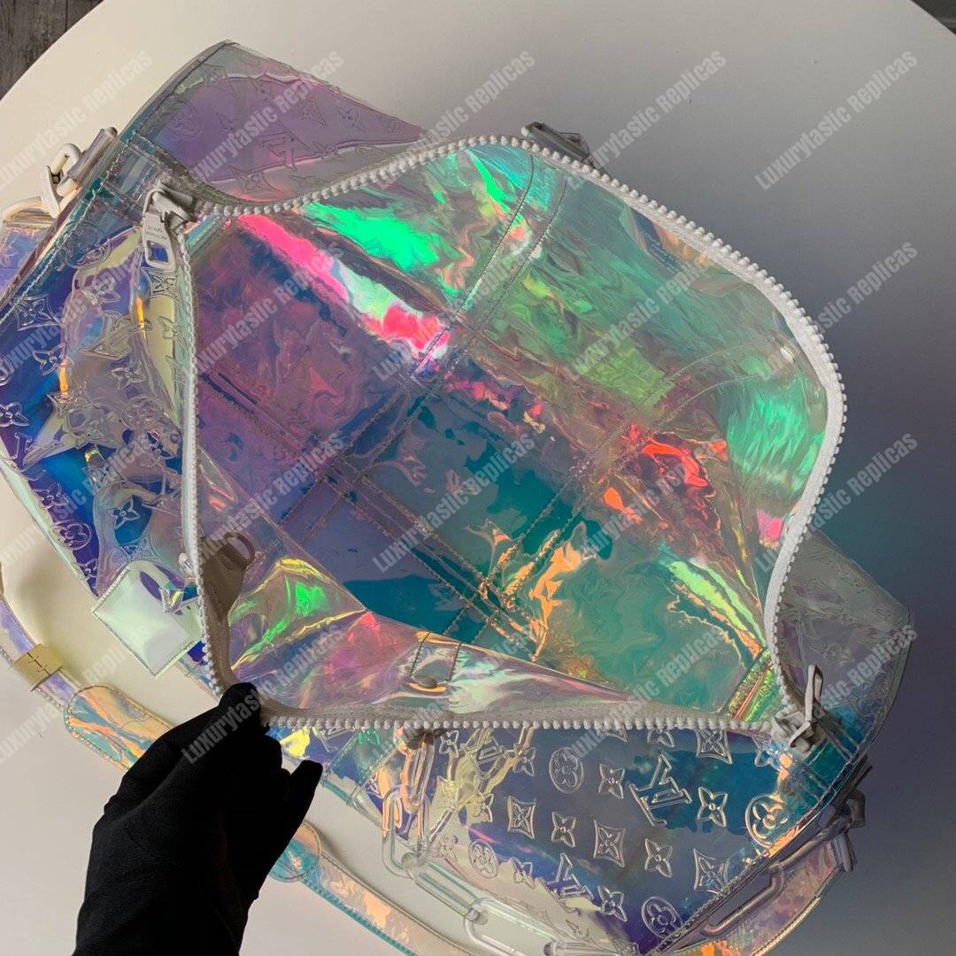 LV Keepall Bandouliere 50 Iridescent Prism