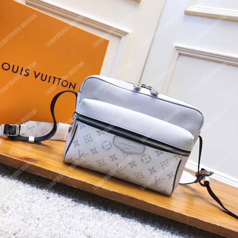 LV Outdoor Messenger K45 Taiga Monogram Blanc