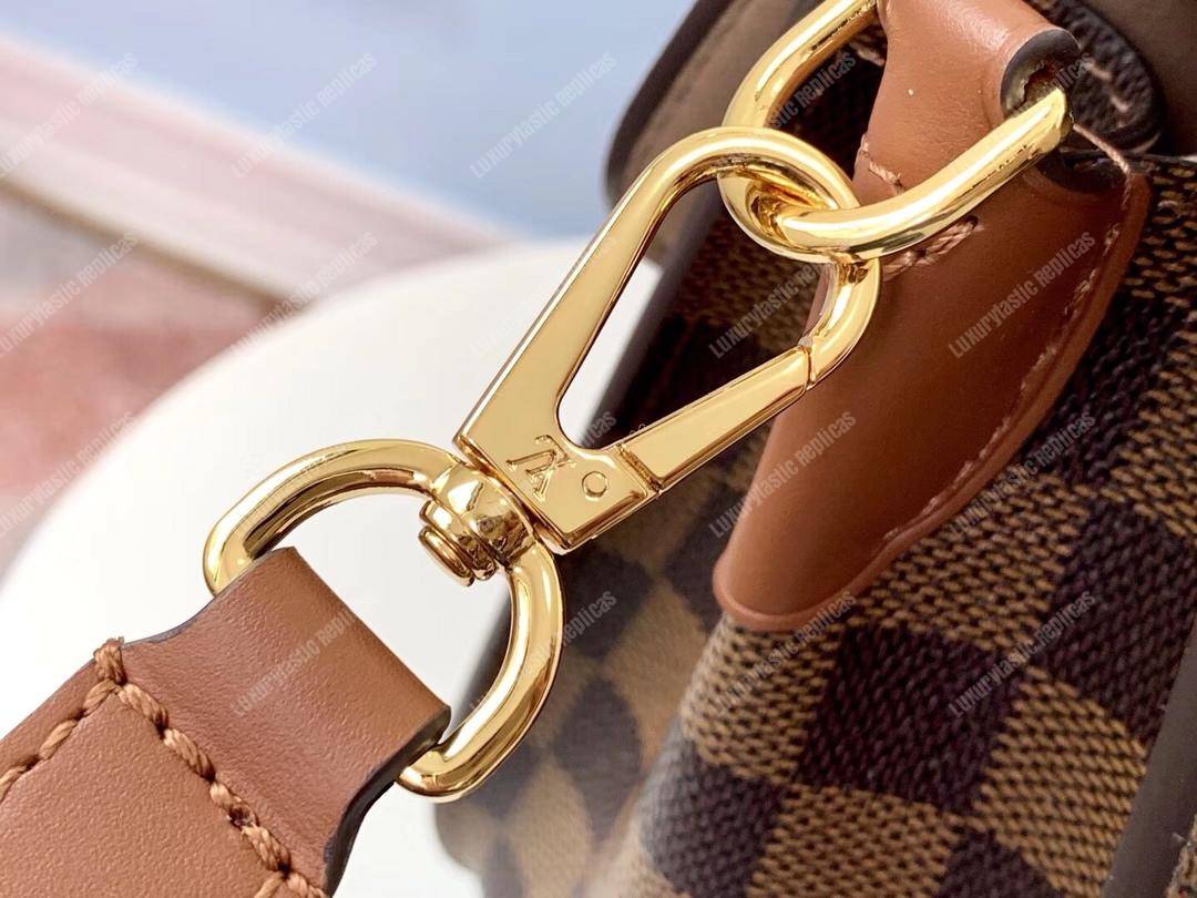 LV Beaumarchais Damier Ebene Creme