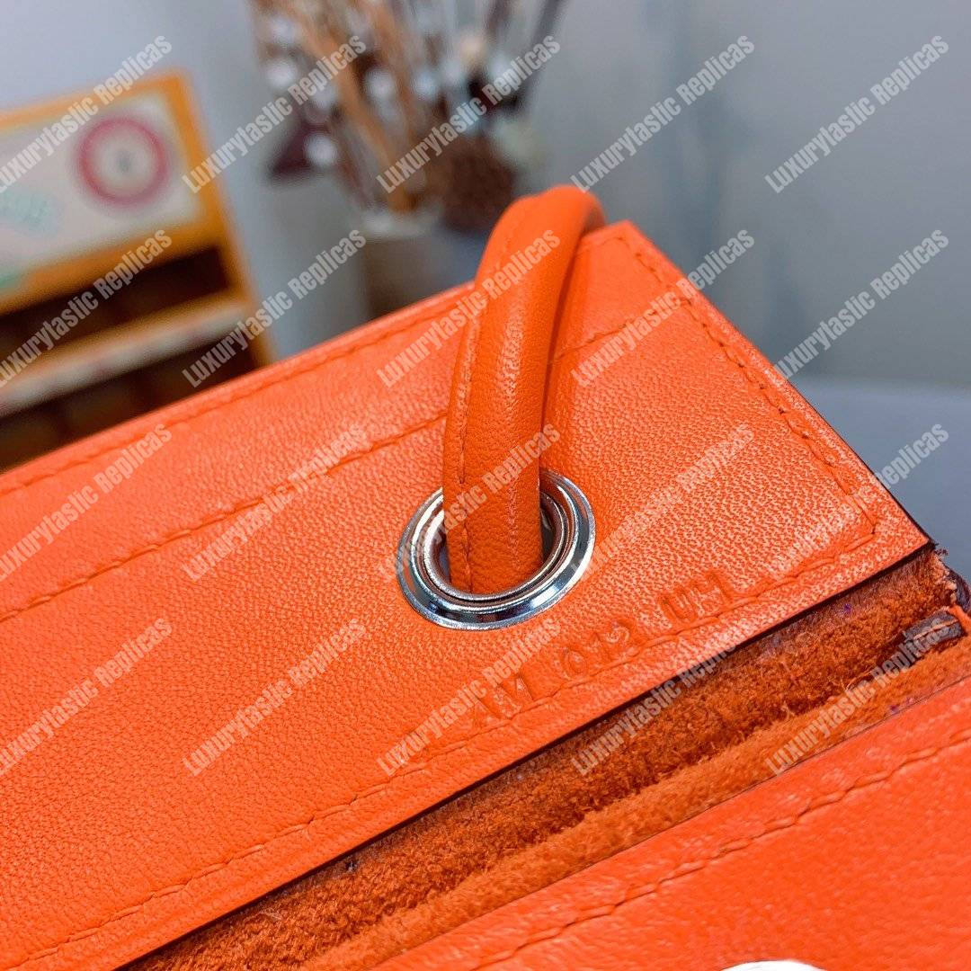 H**mes aline mini bag swift orange