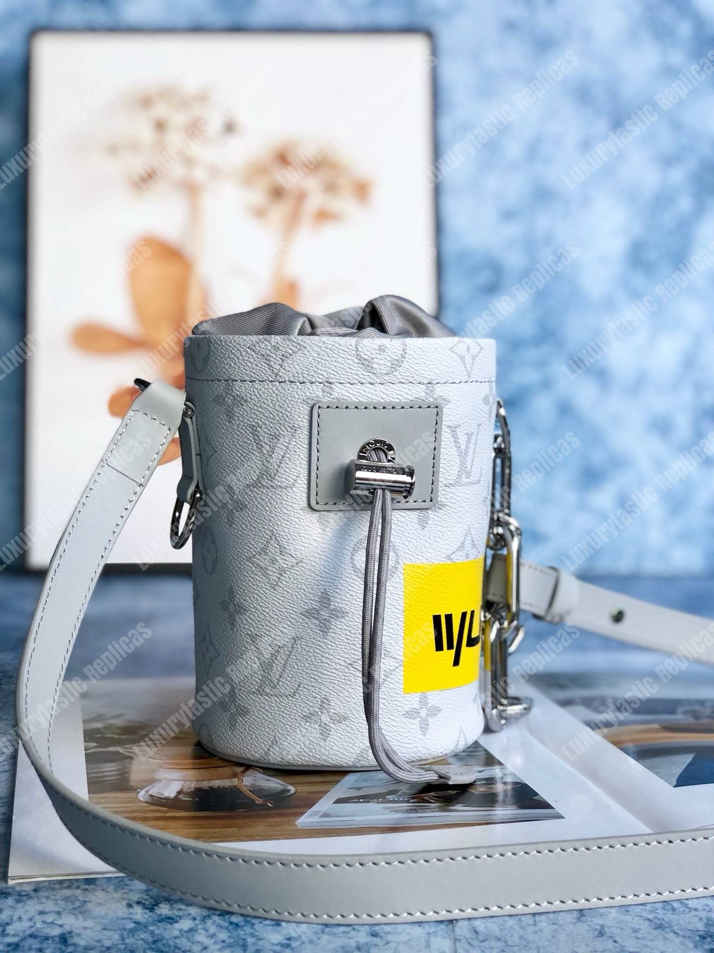 LV Chalk Nano Bag Monogram White