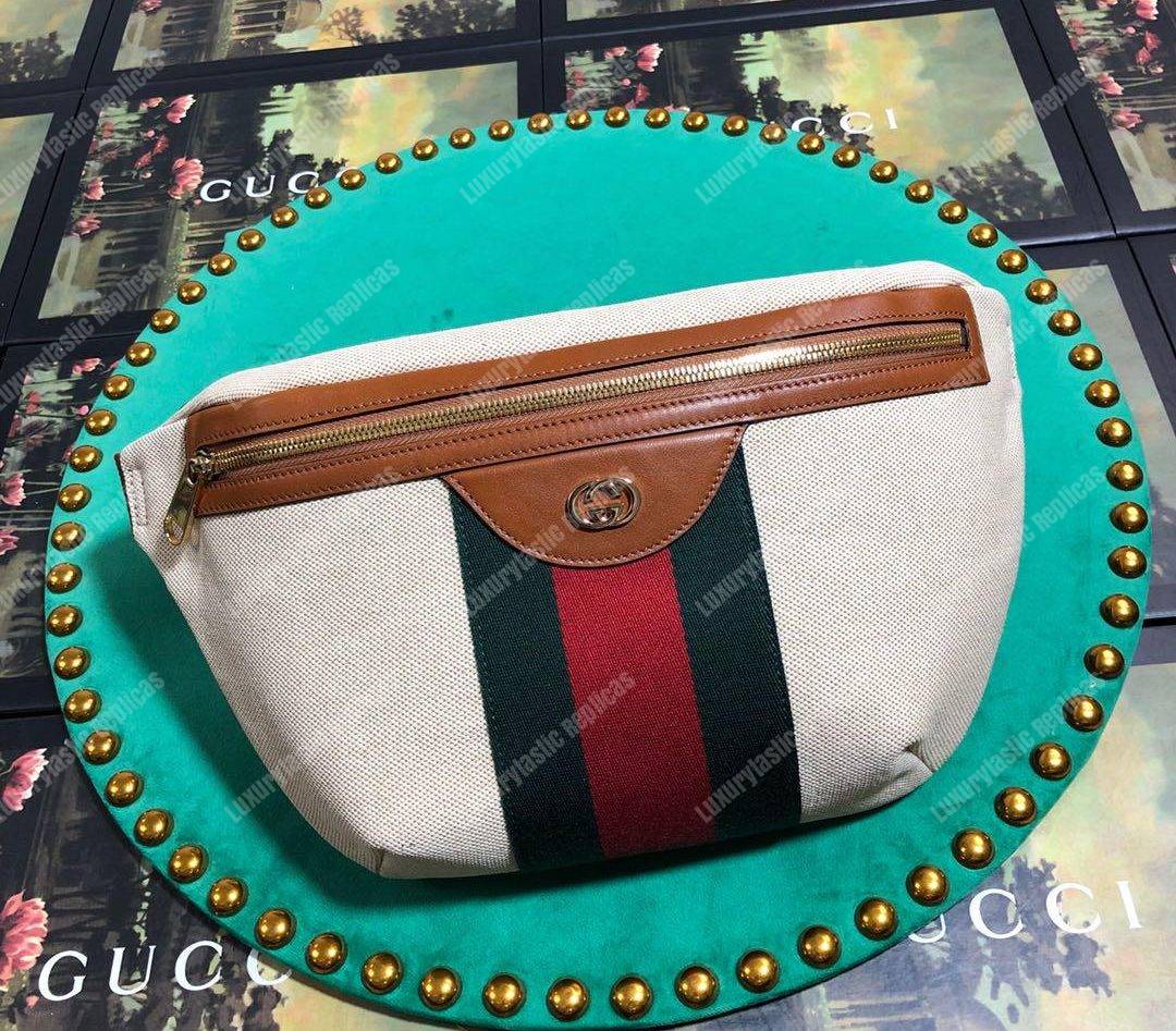 G*u*i vintage canvas belt bag