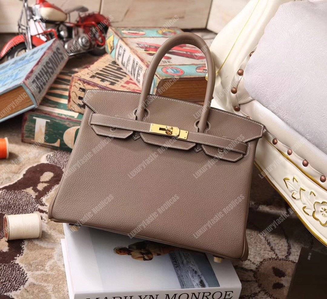H**mes birkin 35cm togo taupe