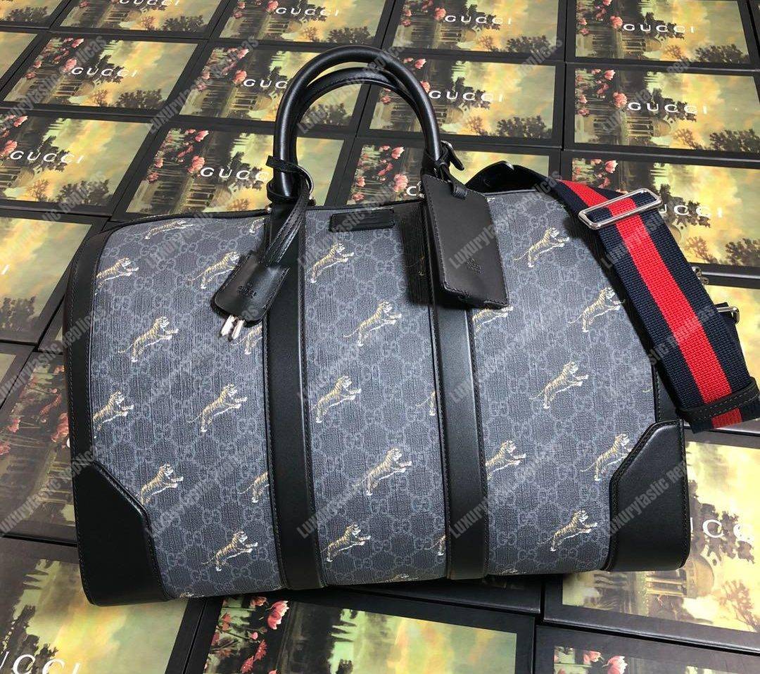 G*u*i bestiary carry-on duffle with tigers
