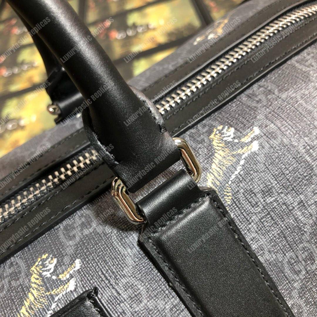 G*u*i bestiary carry-on duffle with tigers