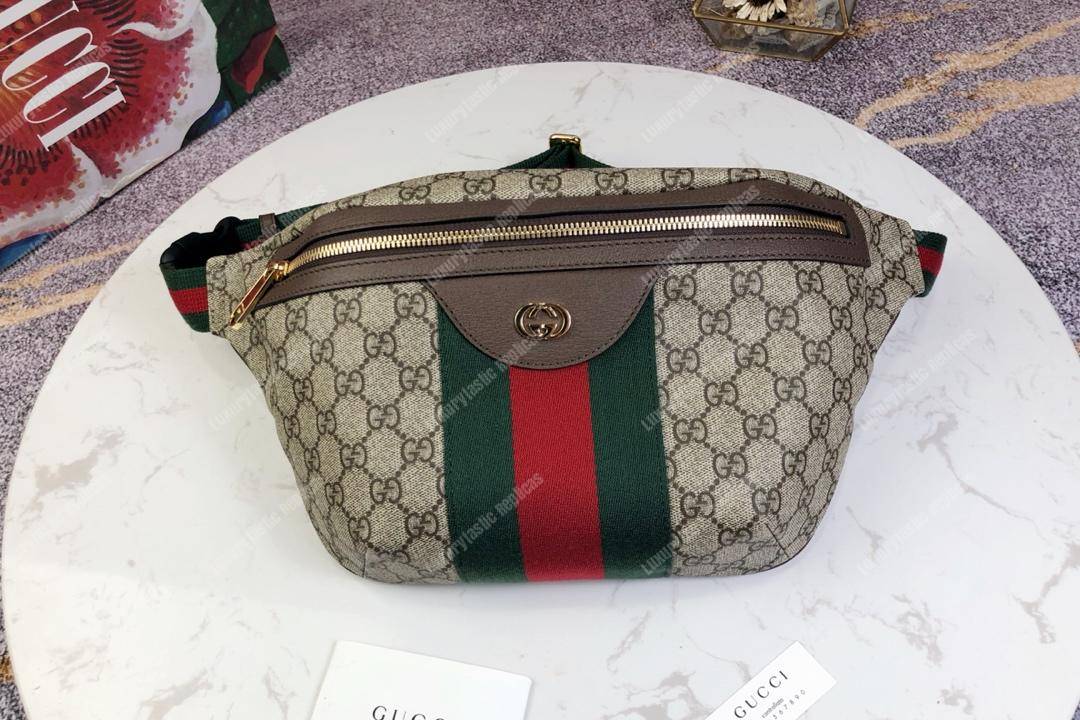 G*u*i gg sup*e canvas belt bag