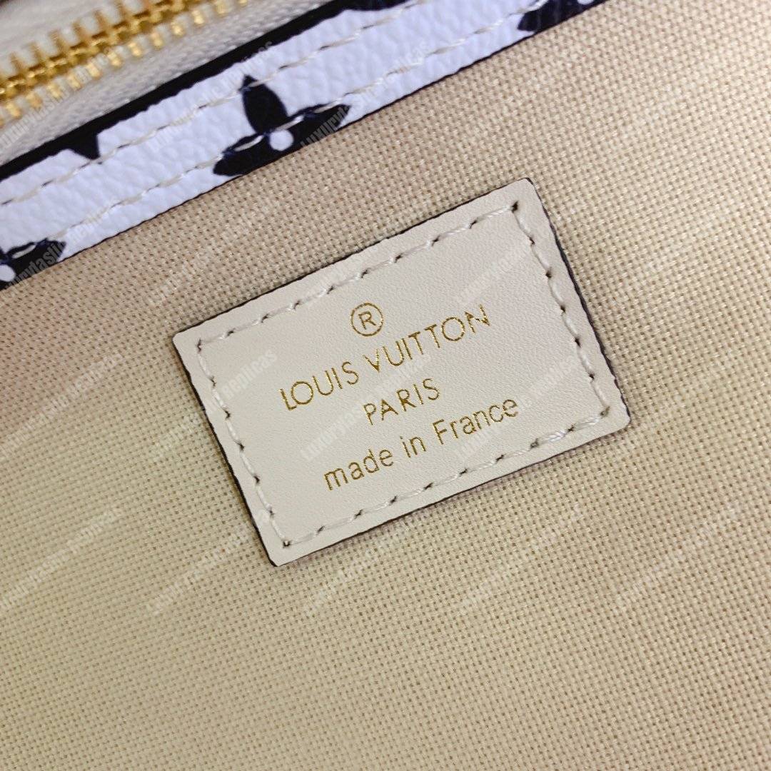 LV Keepall Bandouliere 50 Giant Monogram Green/Beige