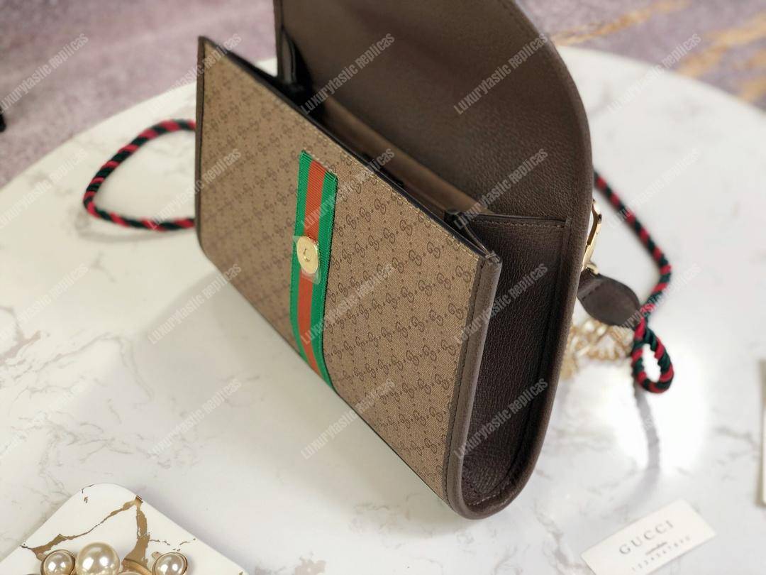 G*u*i mini gg sup*e canvas rajah gg small shoulder bag
