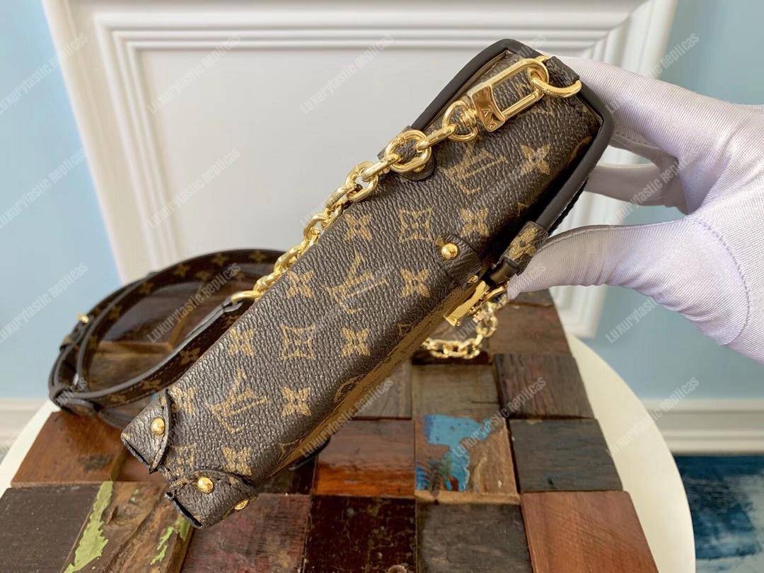 LV Pochette Verticale Trunk Monogram Reverse Canvas