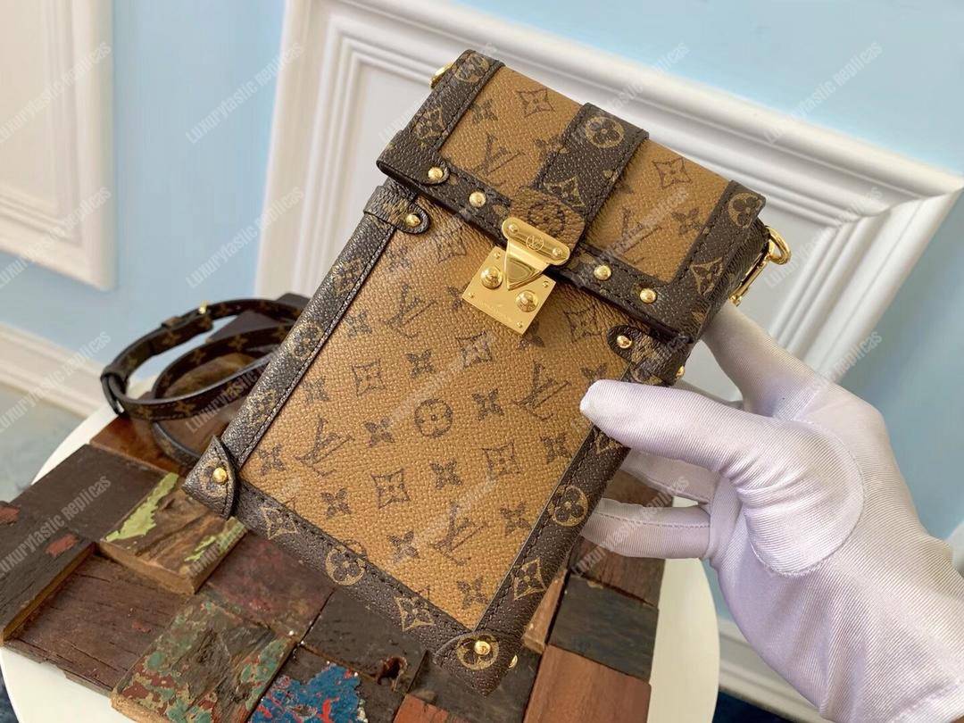 LV Pochette Verticale Trunk Monogram Reverse Canvas