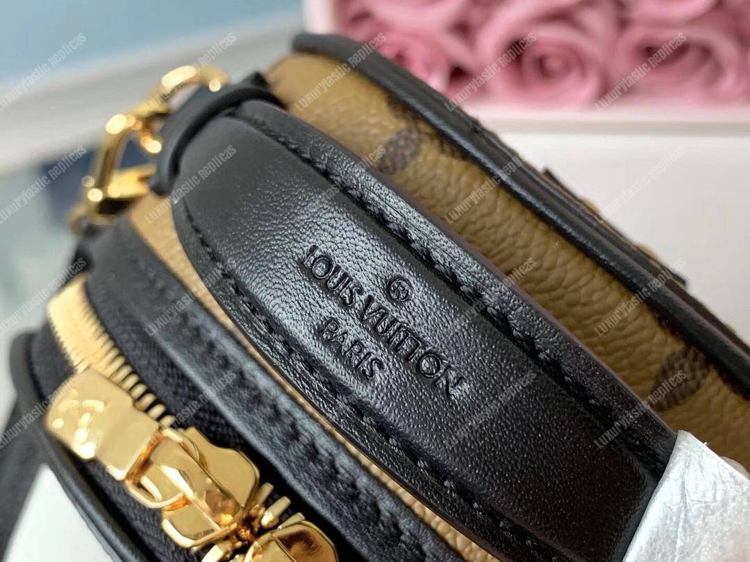 LV Mini Boîte Chapeau Monogram Reverse Canvas