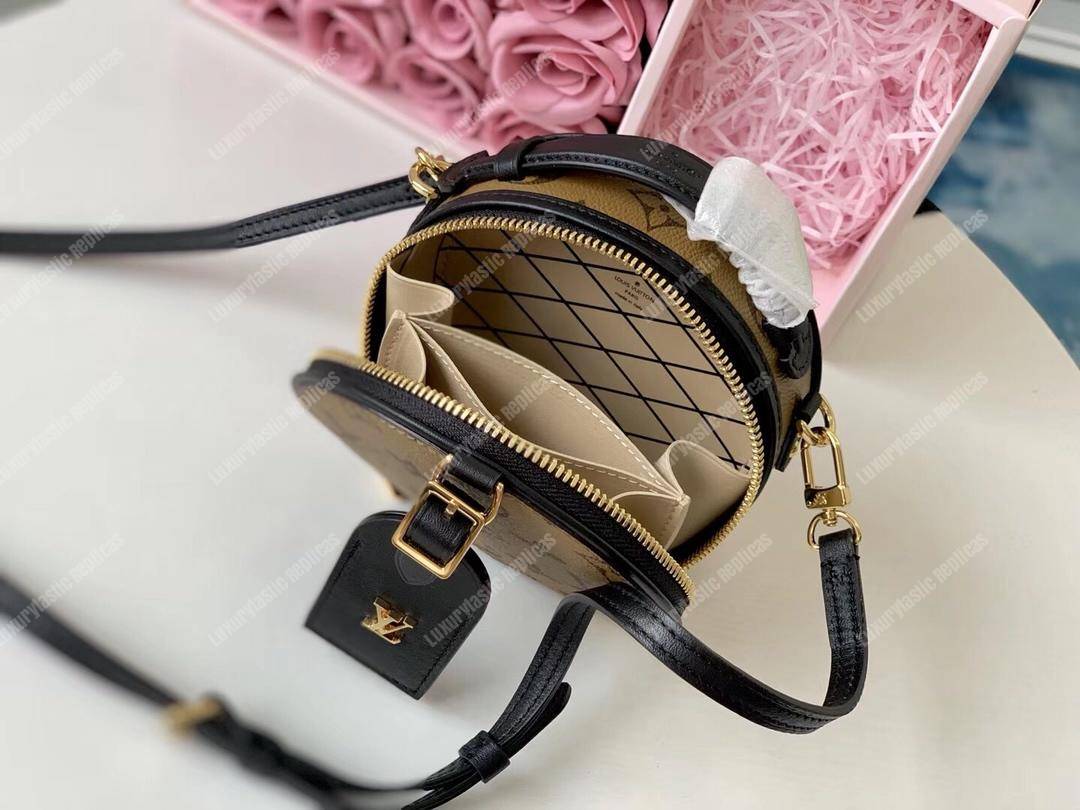 LV Mini Boîte Chapeau Monogram Reverse Canvas