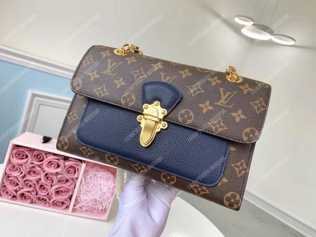 LV Victoire Bag Monogram Marine Bleu