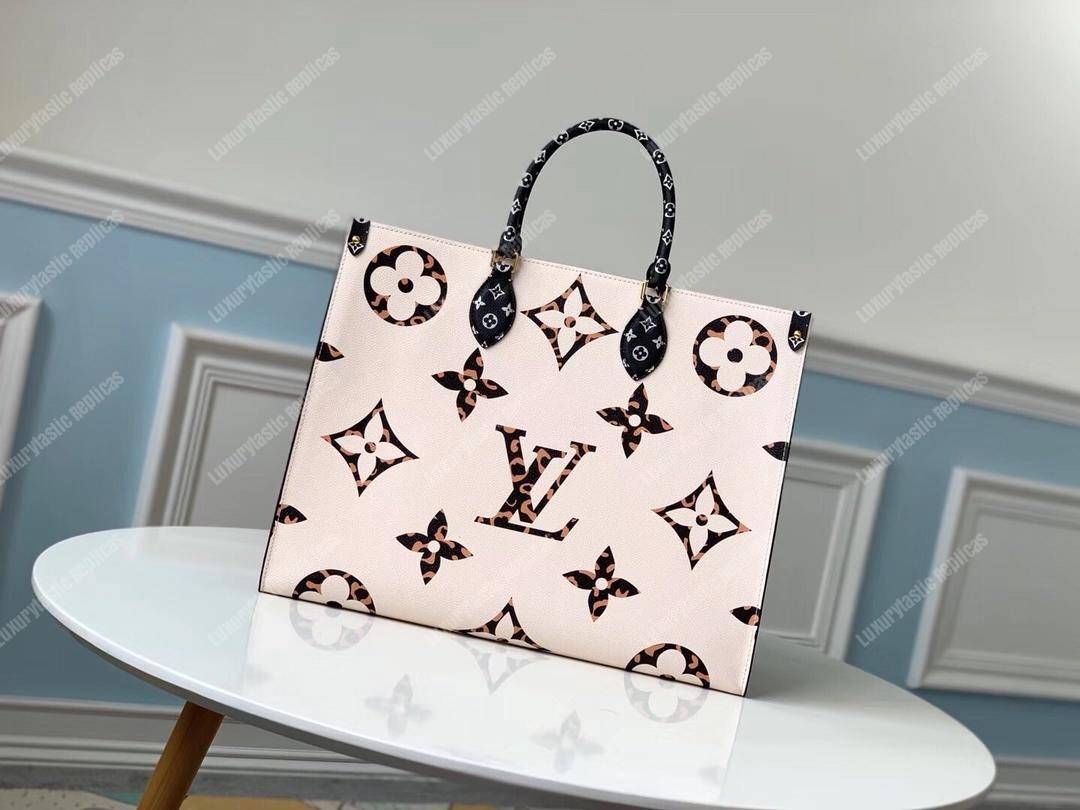 LV Onthego Monogram Black/White GM