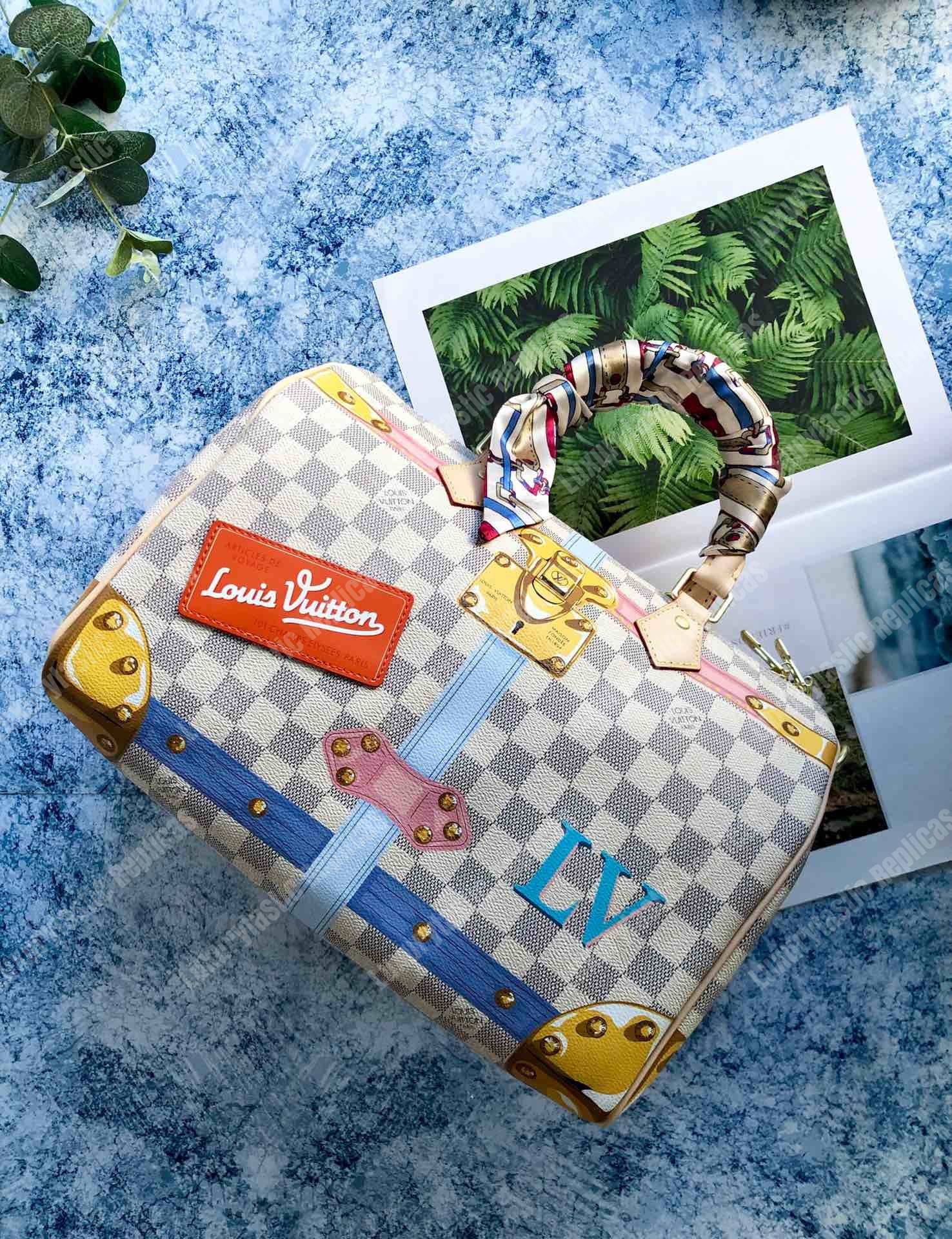 LV Speedy Bandouliere 30 Damier Azur Summer 2018