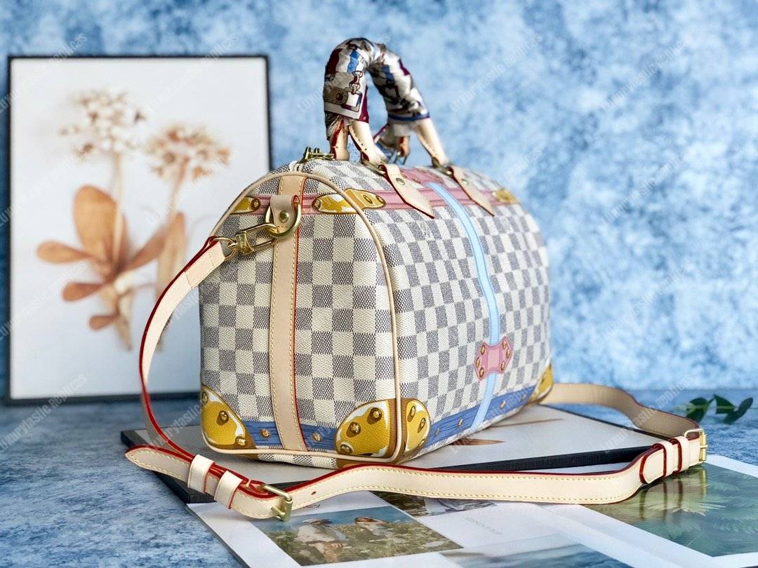 LV Speedy Bandouliere 30 Damier Azur Summer 2018
