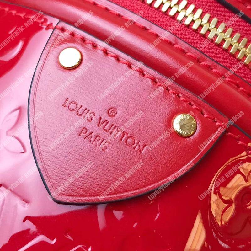 LV Cannes Monogram Vernis Rouge