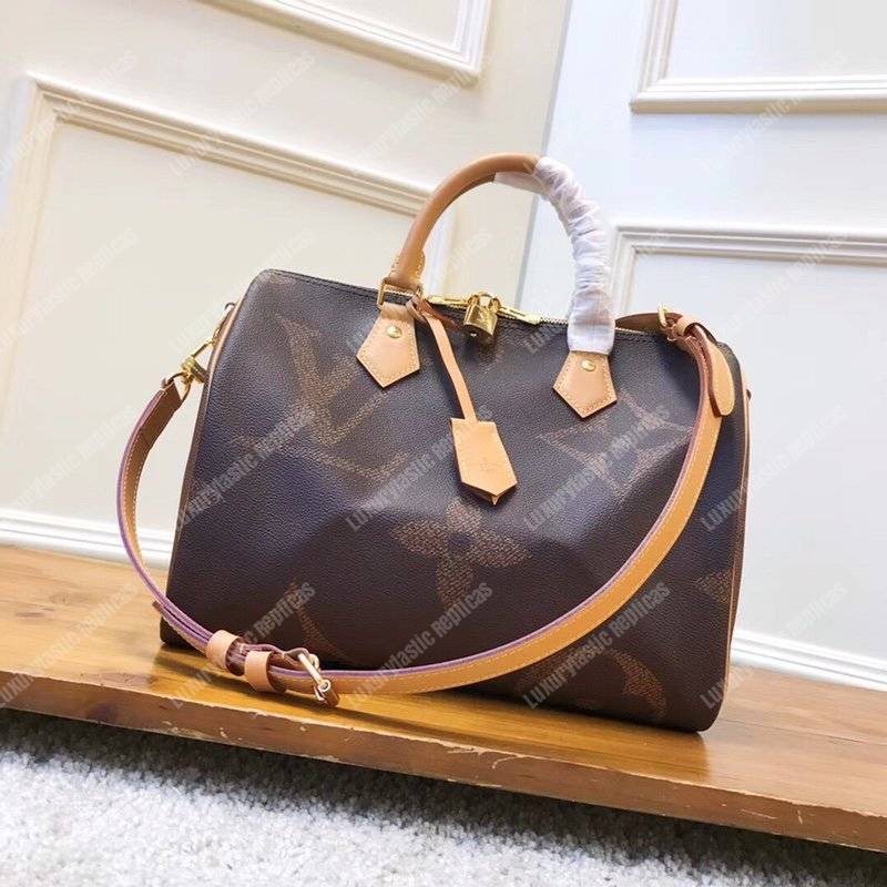 LV Speedy Bandoulière 30 Monogram Giant