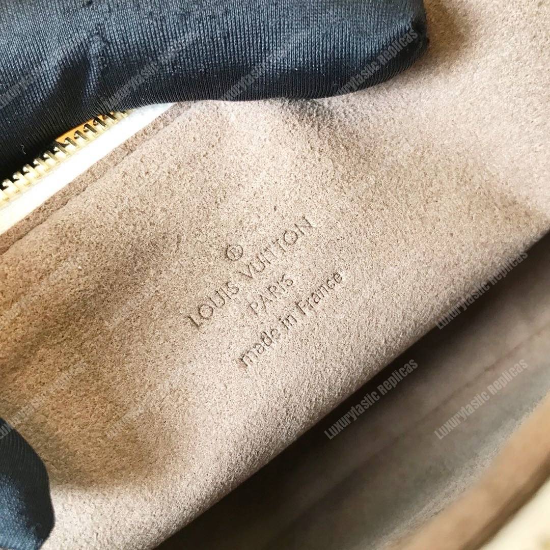 LV Pochette Accessories Monogram Multicolor Black Coated Canvas