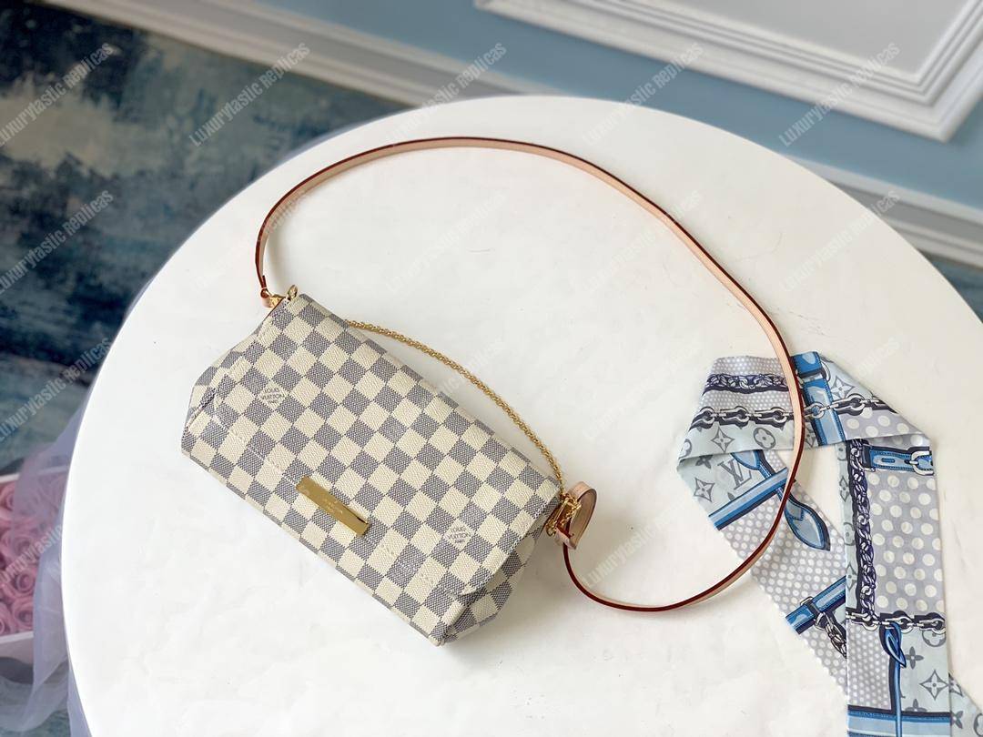 LV Favorite MM Damier Azur